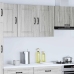 Mueble de pared de cocina Kalmar madera ingeniería sonoma gris