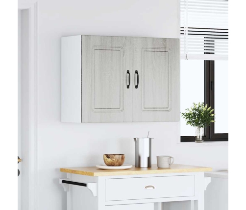 Mueble de pared de cocina Kalmar madera ingeniería sonoma gris