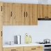 Armario pared cocina Kalmar madera ingeniería roble artesanal