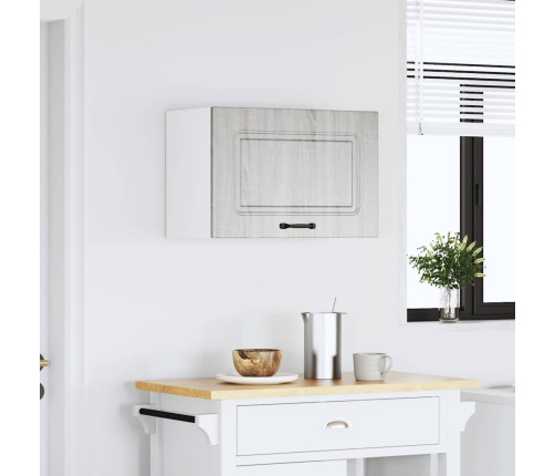 Mueble de pared de cocina Kalmar madera ingeniería sonoma gris