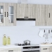 Mueble de pared de cocina Kalmar madera ingeniería sonoma gris