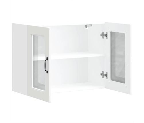 Armario pared cocina puerta de cristal Kalmar blanca