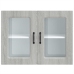 Armario pared cocina puerta de cristal Kalmar sonoma gris