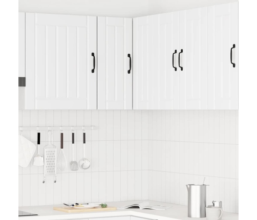 Armario cocina esquina de pared Kalmar madera ingeniería blanca