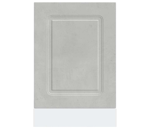 Panel para lavavajillas Kalmar gris hormigón 45x1,5x67 cm