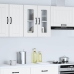 Armario pared cocina puerta de cristal Kalmar blanca