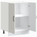 Mueble bajo para fregadero Lucca blanco brillante