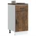 Mueble bajo de cocina Lucca roble ahumado