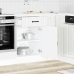 Mueble bajo de cocina Lucca blanca de alto brillo