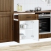 Mueble bajo de cocina Lucca roble marrón