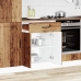 Mueble bajo de cocina Lucca madera vieja