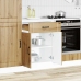 Mueble bajo de cocina Lucca roble artesanal