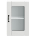 Armario pared cocina puerta de cristal Lucca blanca