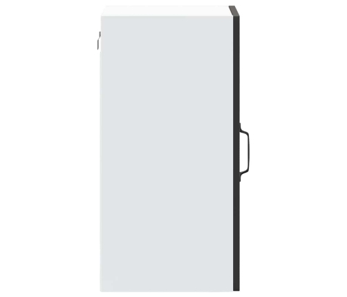 Armario pared cocina puerta de cristal Lucca negro