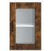 Armario de pared para cocina puerta cristal Lucca roble ahumado