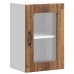 Armario pared cocina puerta de cristal Lucca madera vieja