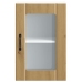 Armario pared para cocina puerta cristal Lucca roble artesanal