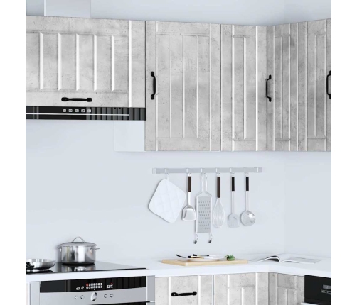 Armario de pared cocina Lucca madera contrachapada gris cemento