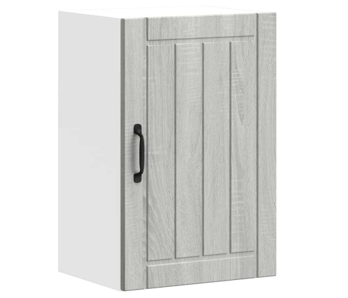 Armario de pared cocina Lucca madera contrachapada gris sonoma