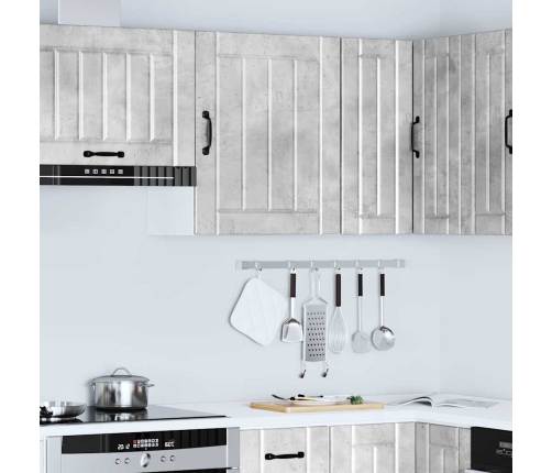 Armario de pared cocina Lucca madera contrachapada gris cemento