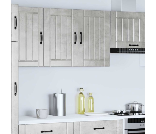 Armario de pared cocina Lucca madera contrachapada gris cemento