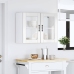 Armario pared cocina puerta cristal Lucca blanca alto brillo