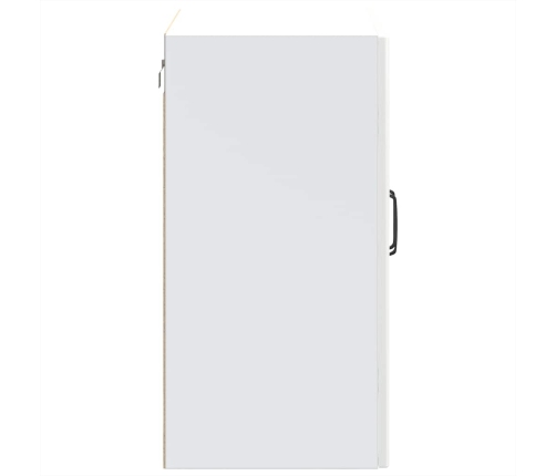 Armario pared cocina puerta cristal Lucca blanca alto brillo