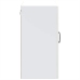 Armario pared cocina puerta cristal Lucca blanca alto brillo