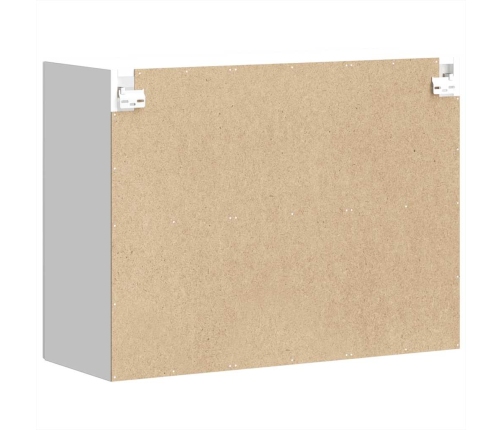 Armario pared cocina puerta cristal Lucca blanca alto brillo