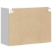 Armario pared cocina puerta cristal Lucca blanca alto brillo