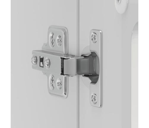 Armario pared cocina puerta cristal Lucca blanca alto brillo