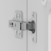Armario pared cocina puerta cristal Lucca blanca alto brillo