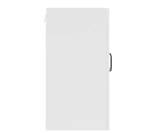 Armario pared cocina puerta cristal Lucca blanca alto brillo