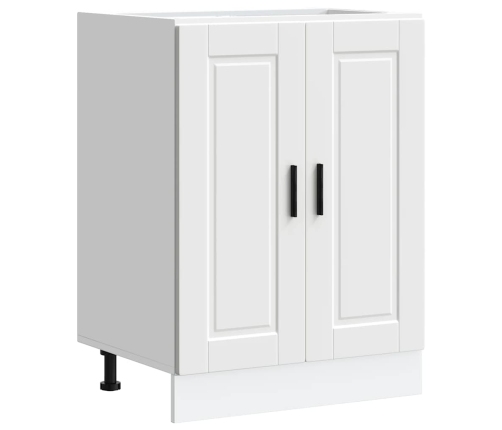 Mueble bajo de cocina Porto madera contrachapada blanca