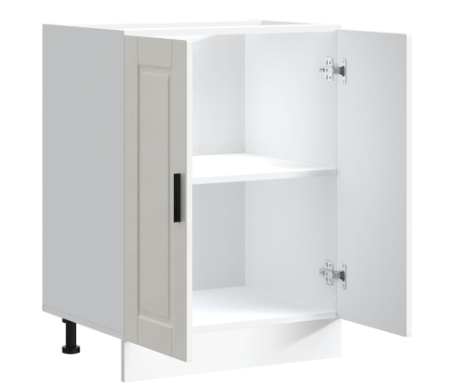 Mueble bajo de cocina porto alto brillo blanco