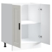 Mueble bajo de cocina porto alto brillo blanco