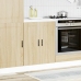 Mueble bajo de cocina porto roble sonoma madera reconstituida