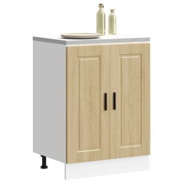 Mueble bajo de cocina porto roble sonoma madera reconstituida