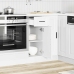 Mueble bajo de cocina Porto madera contrachapada blanca