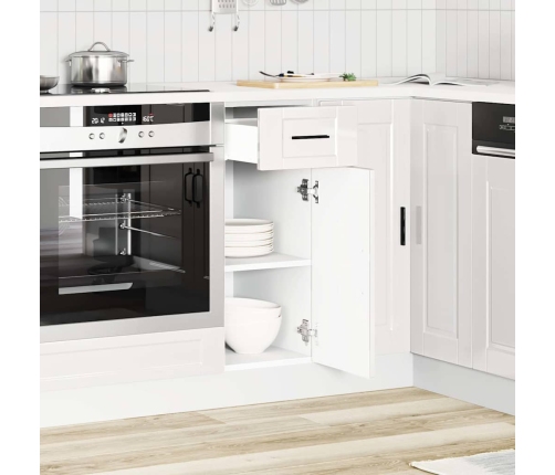 Mueble bajo de cocina porto alto brillo blanco