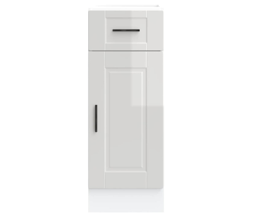 Mueble bajo de cocina porto alto brillo blanco