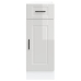 Mueble bajo de cocina porto alto brillo blanco