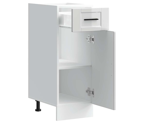 Mueble bajo de cocina porto alto brillo blanco