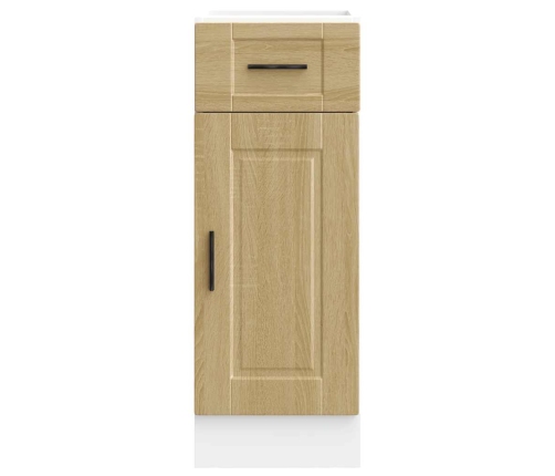 Mueble bajo de cocina porto roble sonoma madera reconstituida