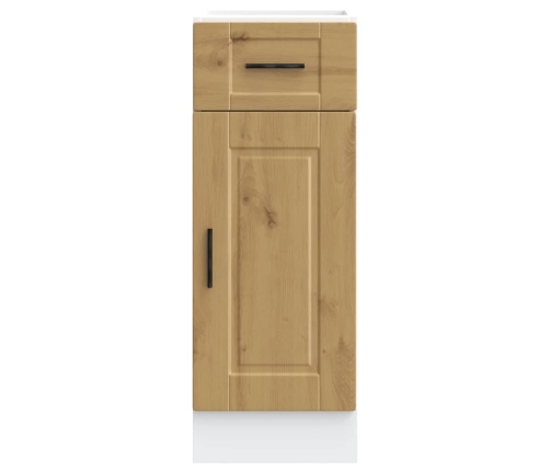 Mueble bajo de cocina porto roble artesano madera reconstituida