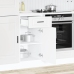 Mueble bajo de cocina Porto madera contrachapada blanca