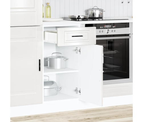 Mueble bajo de cocina porto alto brillo blanco