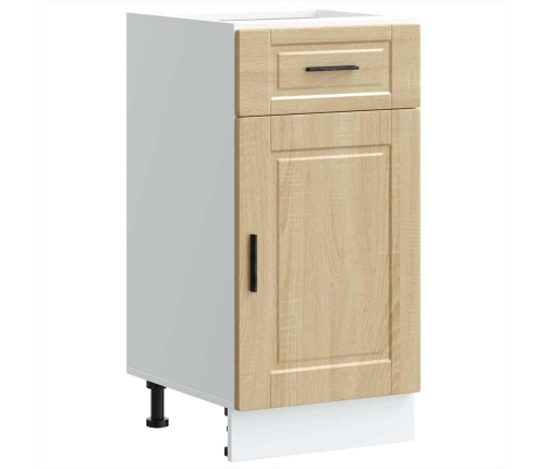 Mueble bajo de cocina porto roble sonoma madera reconstituida