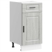 Mueble bajo de cocina porto gris sonoma madera reconstituida