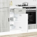 Mueble bajo de cocina porto gris sonoma madera reconstituida